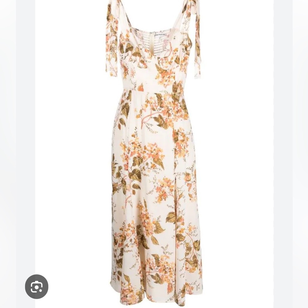 Reformation Nadira Bella-print Midi Dress